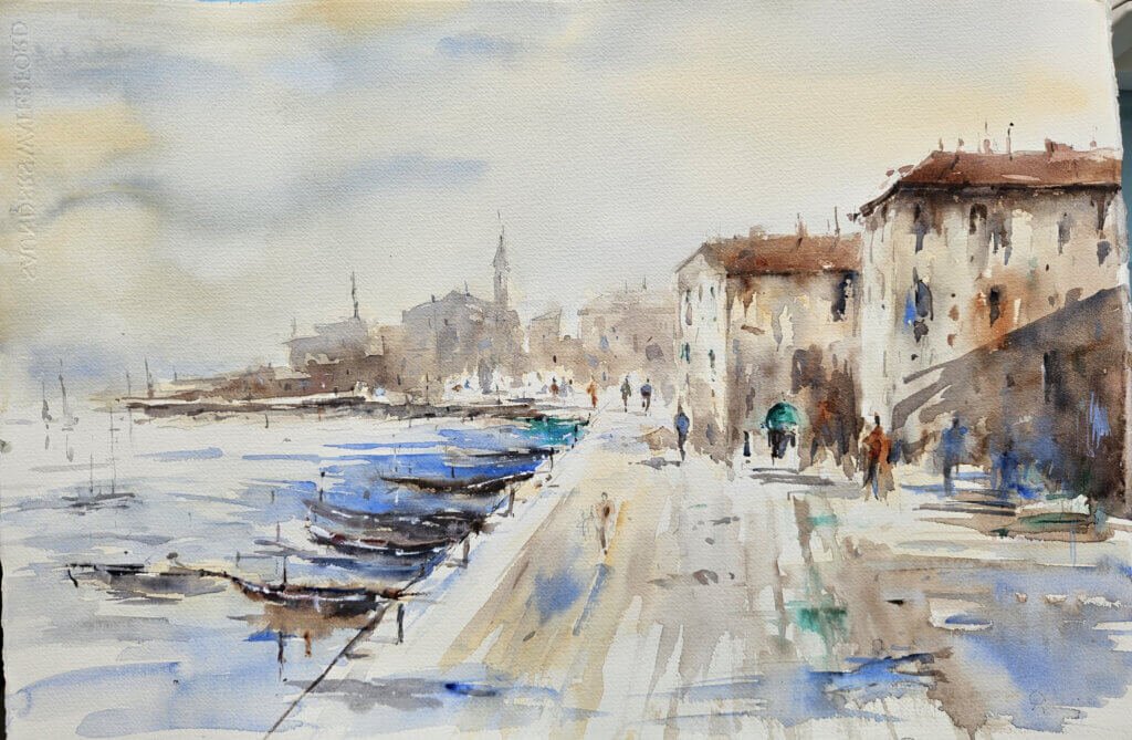 luce sul porto