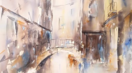 Acquerello-Curiosando-a-Venezia-Simonetta-Tolot